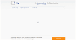 Desktop Screenshot of ivv.de